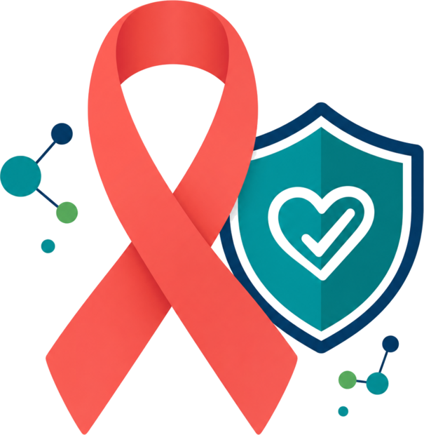 HIV & Antiretroviral specialty medicine category illustration